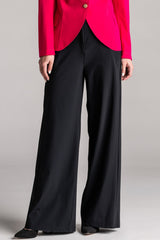 PAULA RYAN Wide Leg Pant - Black