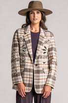 ME369 Kinsley Wool Jacket - Beige - Magpie Style