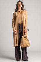 PAULA RYAN Long Shrug Merino - Camel - Paula Ryan