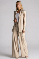 PAULA RYAN Wide Leg Pant - Warm Sand - Paula Ryan