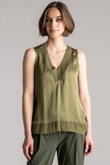 LAUREN VIDAL Aspen Tank Top - Pistachio