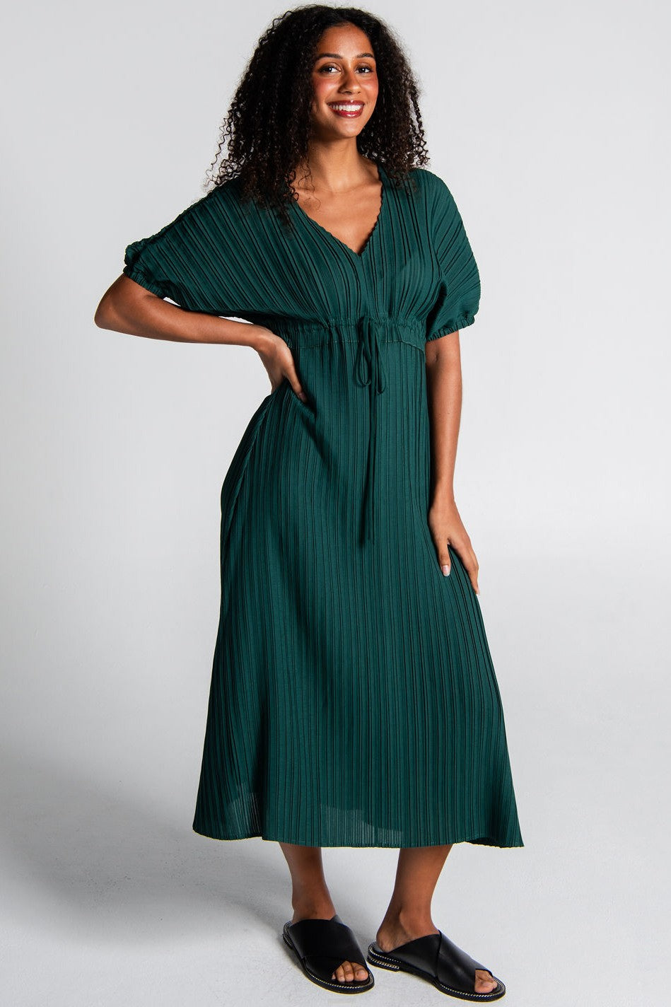 ALQUEMA Empire Dress - Forest