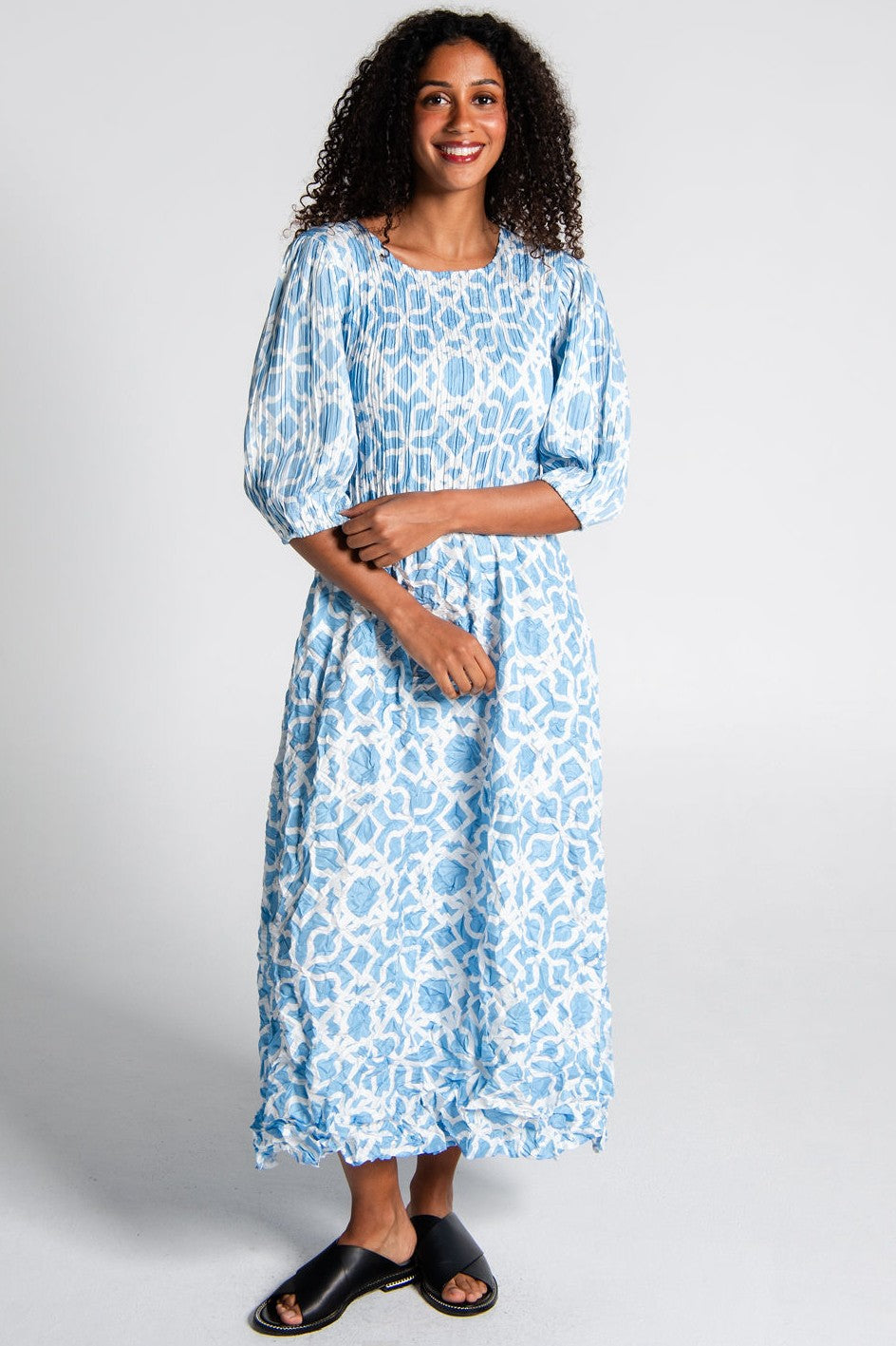 ALQUEMA Sophie Dress - Labyrinth Blues