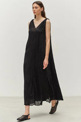 DEVOTION TWINS Honest Long Dress - Black