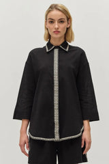 DEVOTION TWINS Gaia Shirt - Black