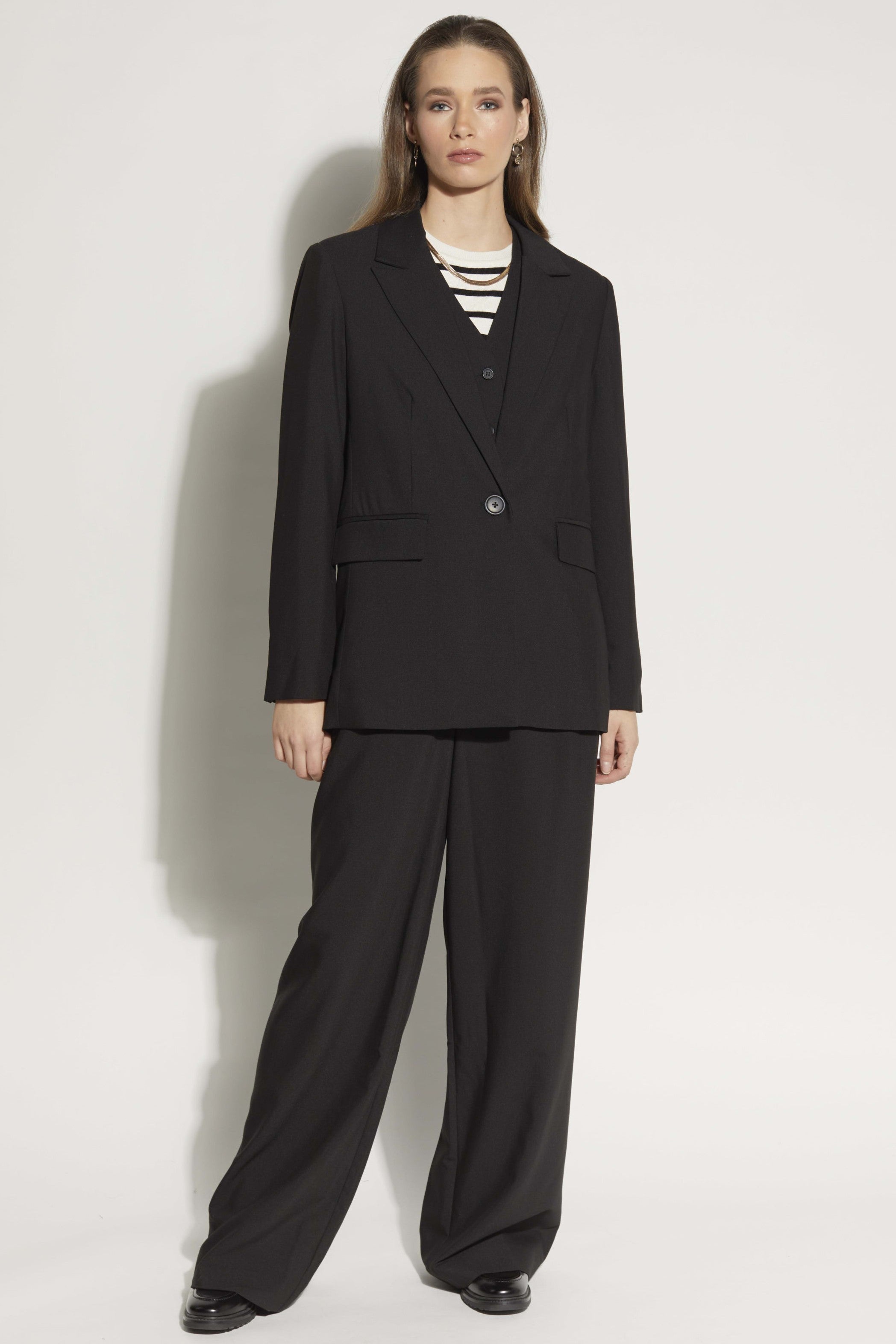LOUGHLIN South Pant - Black - Magpie Style