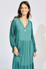 LAUREN VIDAL - Woven Dress, Paon