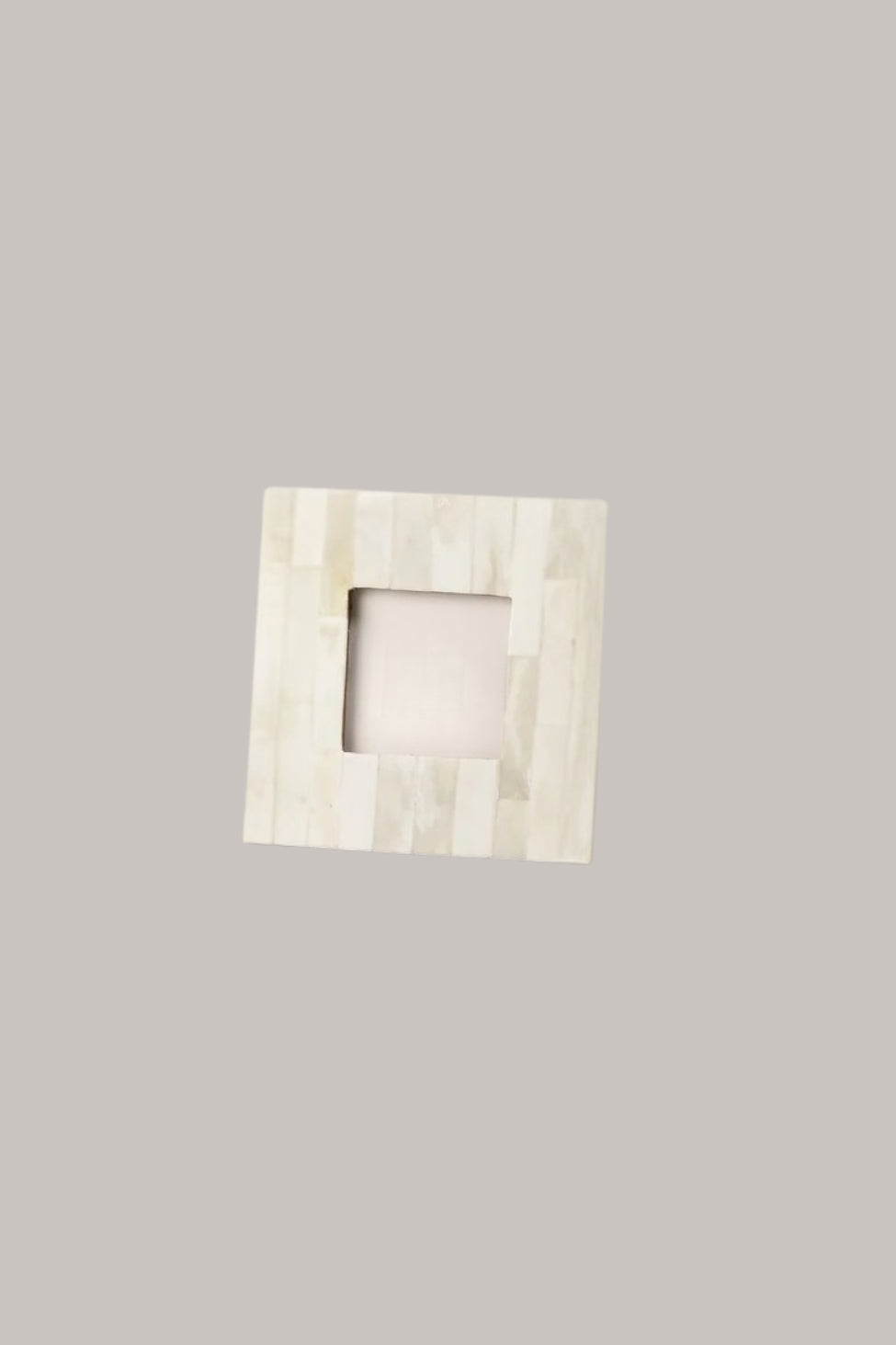 Small White Inlay Bone Frame - Magpie Style