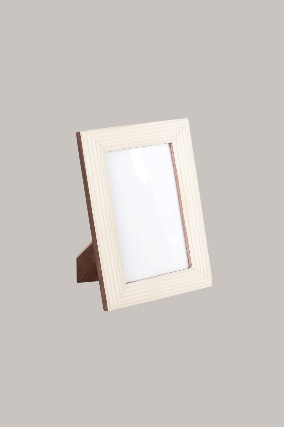 Ribbed Cream Frame 4x6