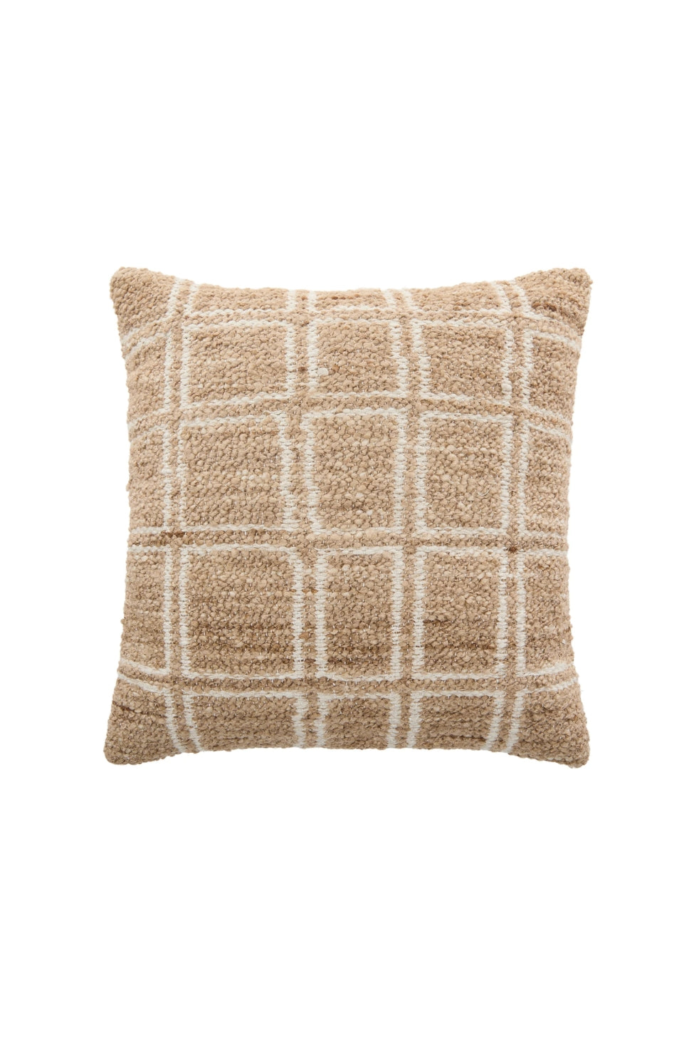 Grid Weave Cushion - Natural