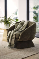 Nordic Stripe Wool Throw - Natural Tones - Magpie Style
