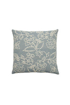 Blue Botanical Embroidered Cushion - Magpie Style