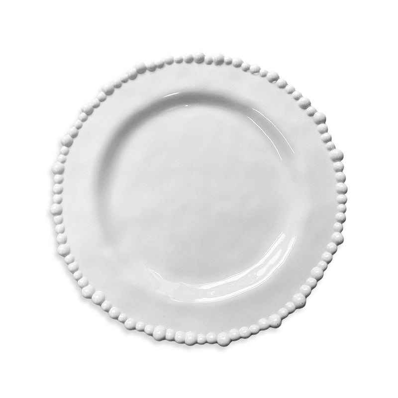 Small Pearl Melamine Side Plate - 23cm - Magpie Style