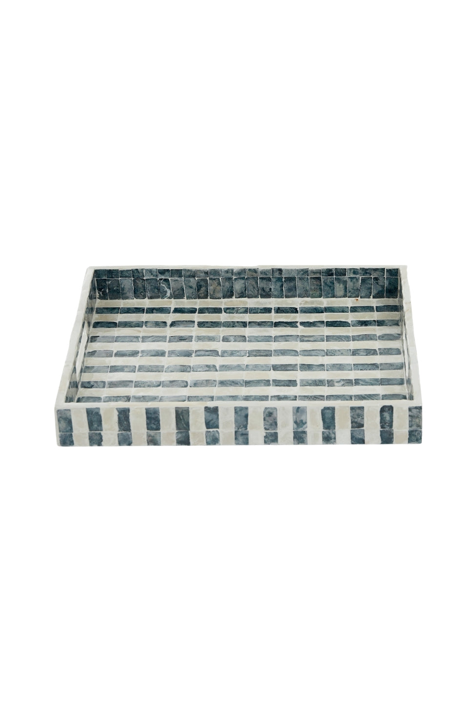 Indigo Mosaic Tray – Small - Magpie Style