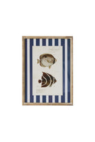 Nautical Stripe Fish Study A - Magpie Style