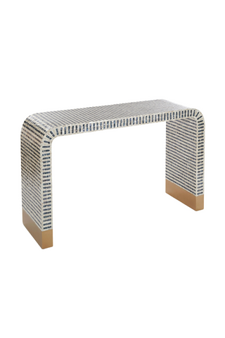 Nya Inlay Console - Steel Blue