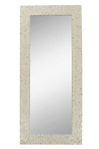Nassau Capiz Shell Inlay Inlay Floor Mirror