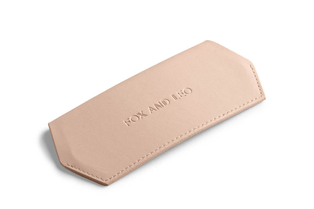 Fox and Leo glasses case - Blush - Paula Ryan