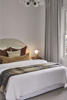 Brushed Stripe Throw - Caramel & Charcoal - Magpie Style