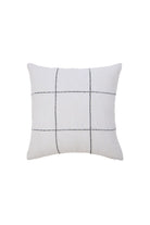Graphite Weave Cushion - Black on Natural - Magpie Style