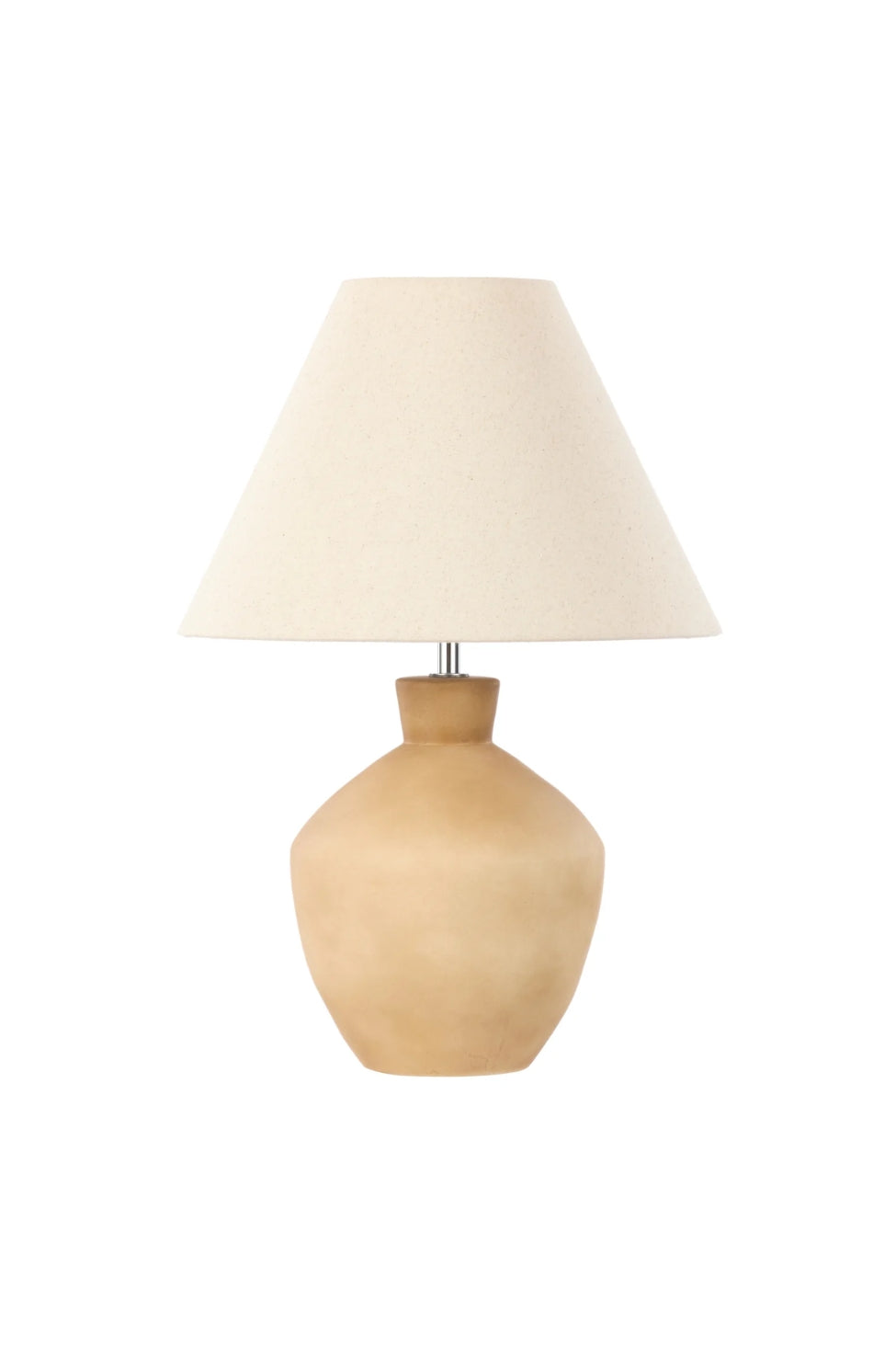 Amber Glow Ceramic Table Lamp