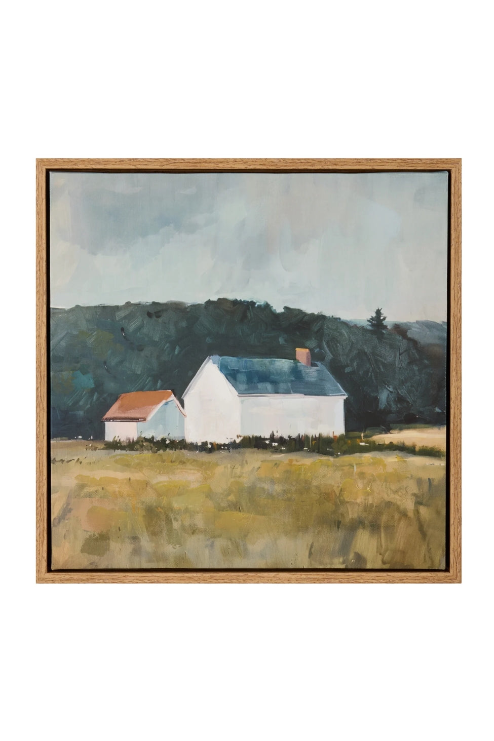 Farm House Framed Canvas