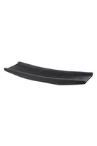 Black Carved Wooden Long Tray - Magpie Style