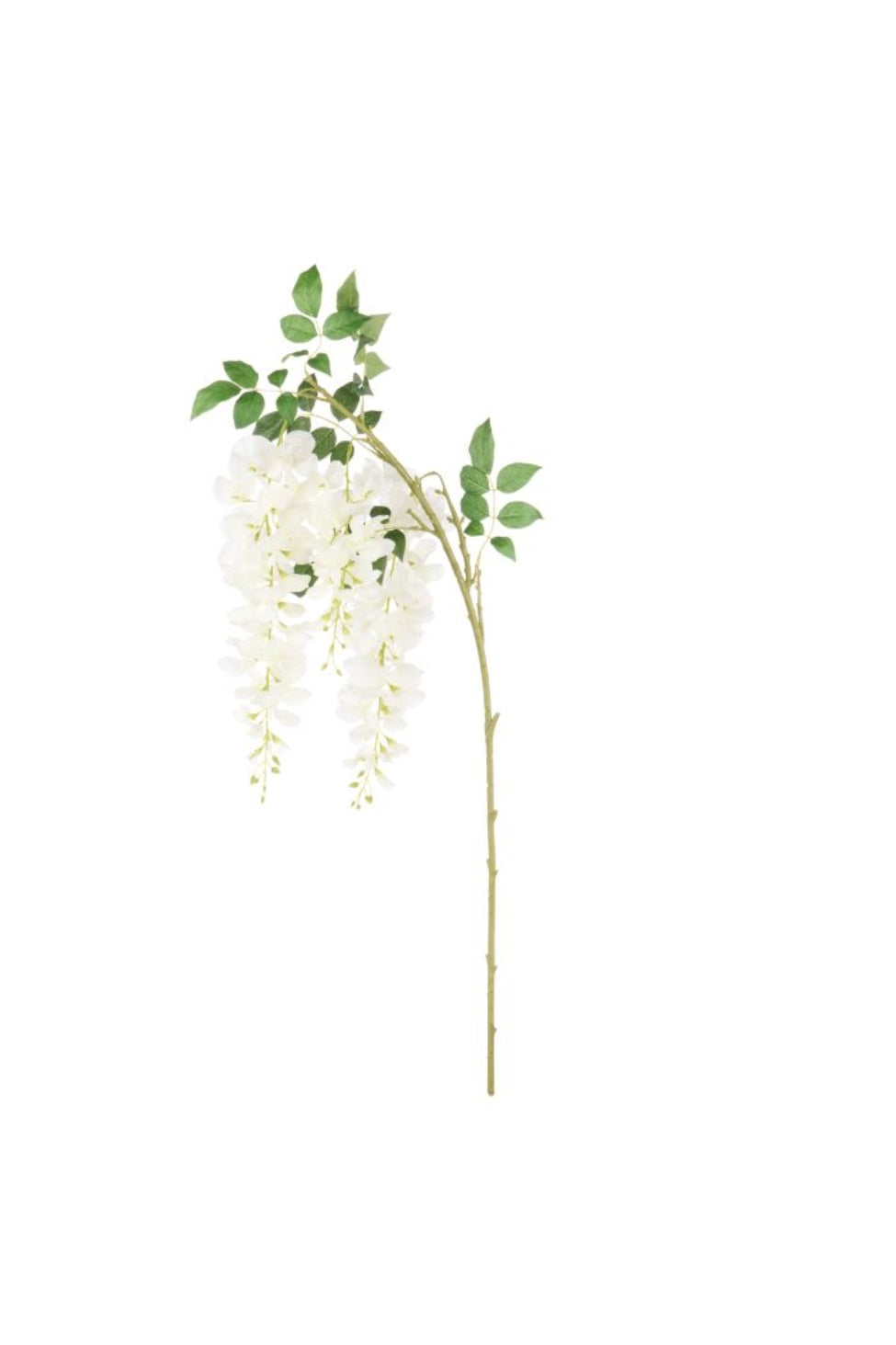 Faux Wisteria Stem - White - Magpie Style