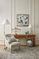 Striped Upholstered Armchair - Magpie Style