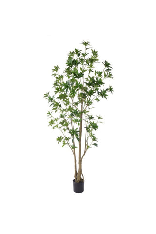 Faux Japonica Tree in Pot