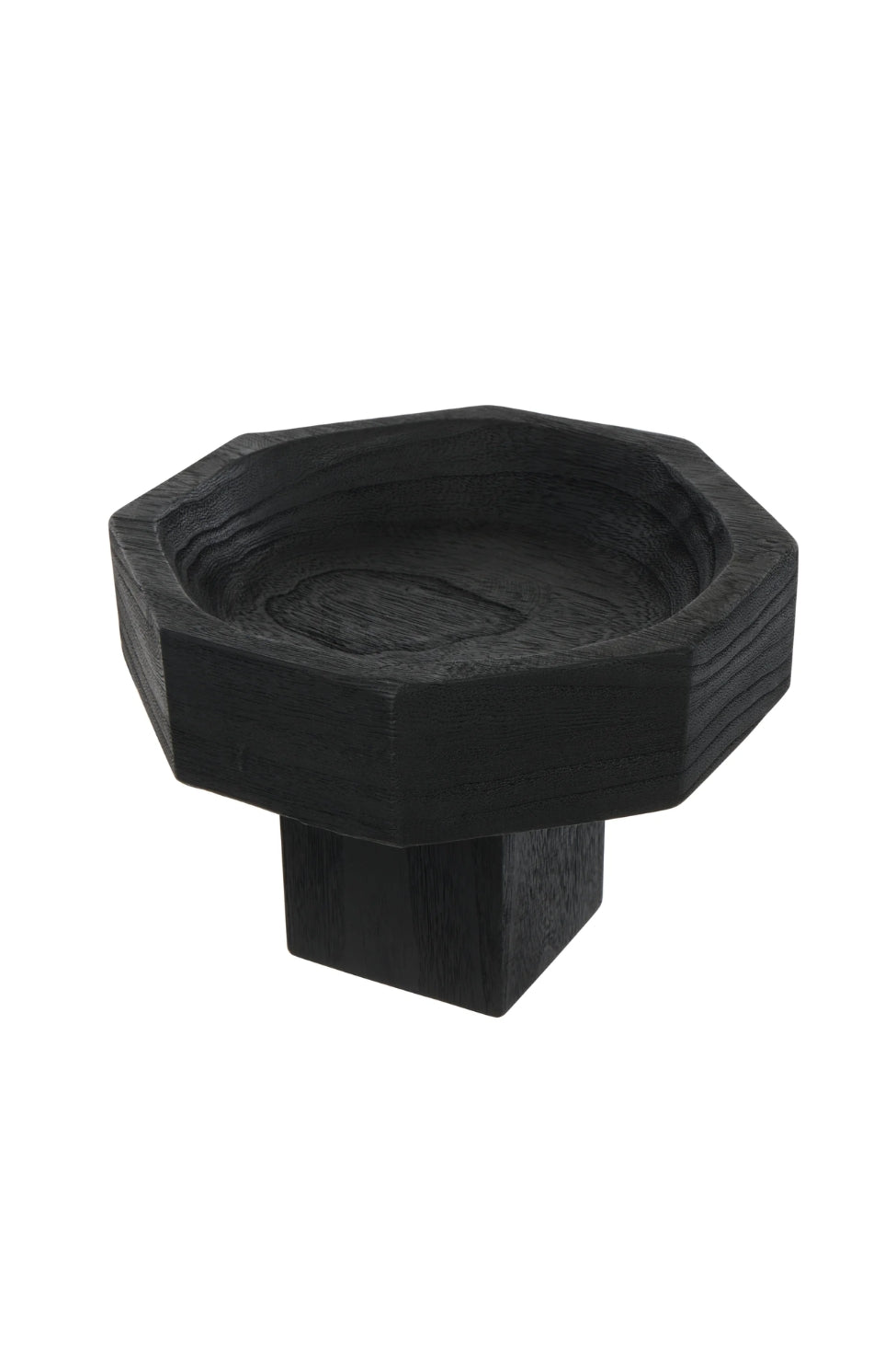 Wooden Pedestal Bowl