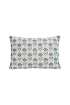 Blue Shell Meadow Lumbar Cushion - Magpie Style