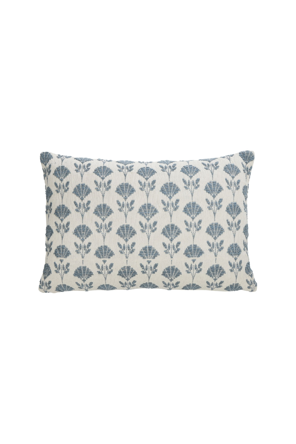 Blue Shell Meadow Lumbar Cushion - Magpie Style