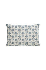 Blue Shell Meadow Lumbar Cushion