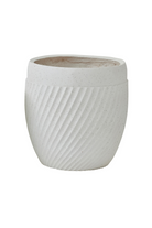 Large Coli Composite Pot - White - Magpie Style