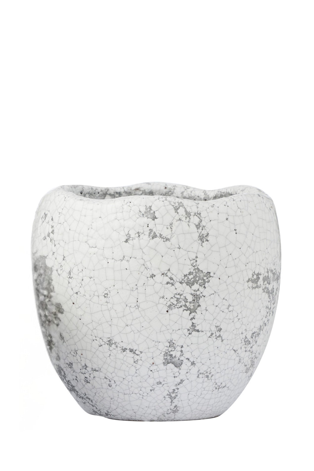 Marble Crackle Planter - Large
