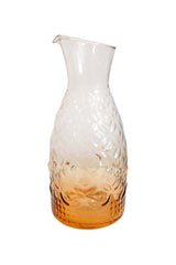 Sorrento Peach Glass Decanter Jug