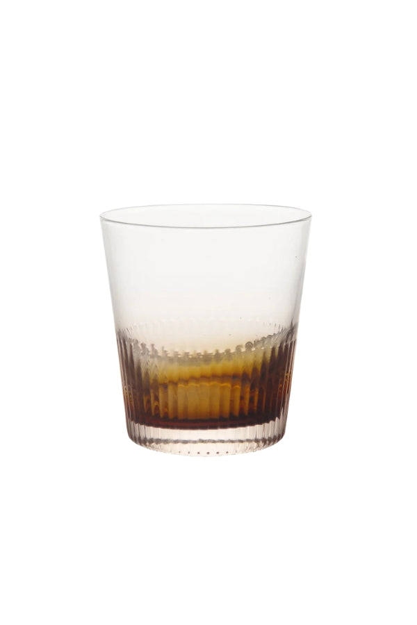 Ambretta Ridged Whiskey Glasses (Set of 4) - Magpie Style
