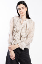 LOUGHLIN Willow Blouse - Tan - Magpie Style