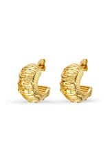 Gia Wide Hoop Earrings