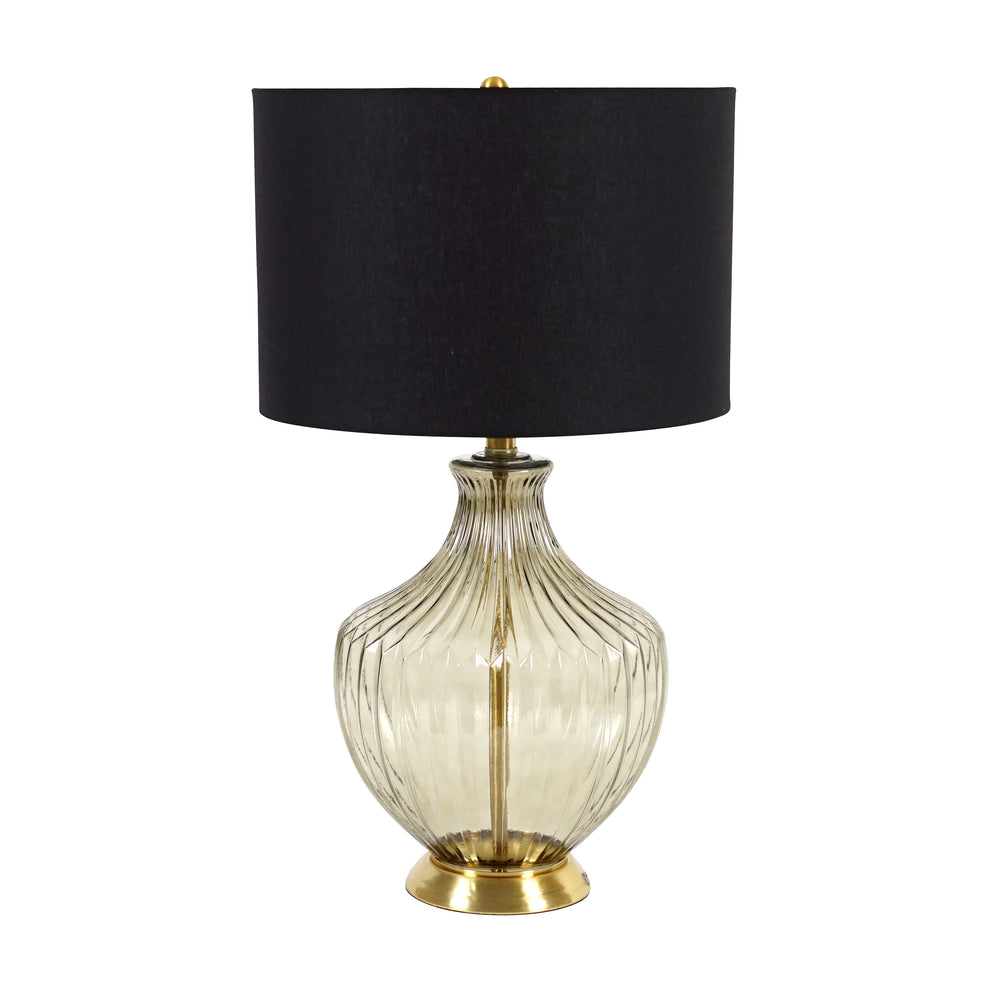 Gold Glass Urn Lamp