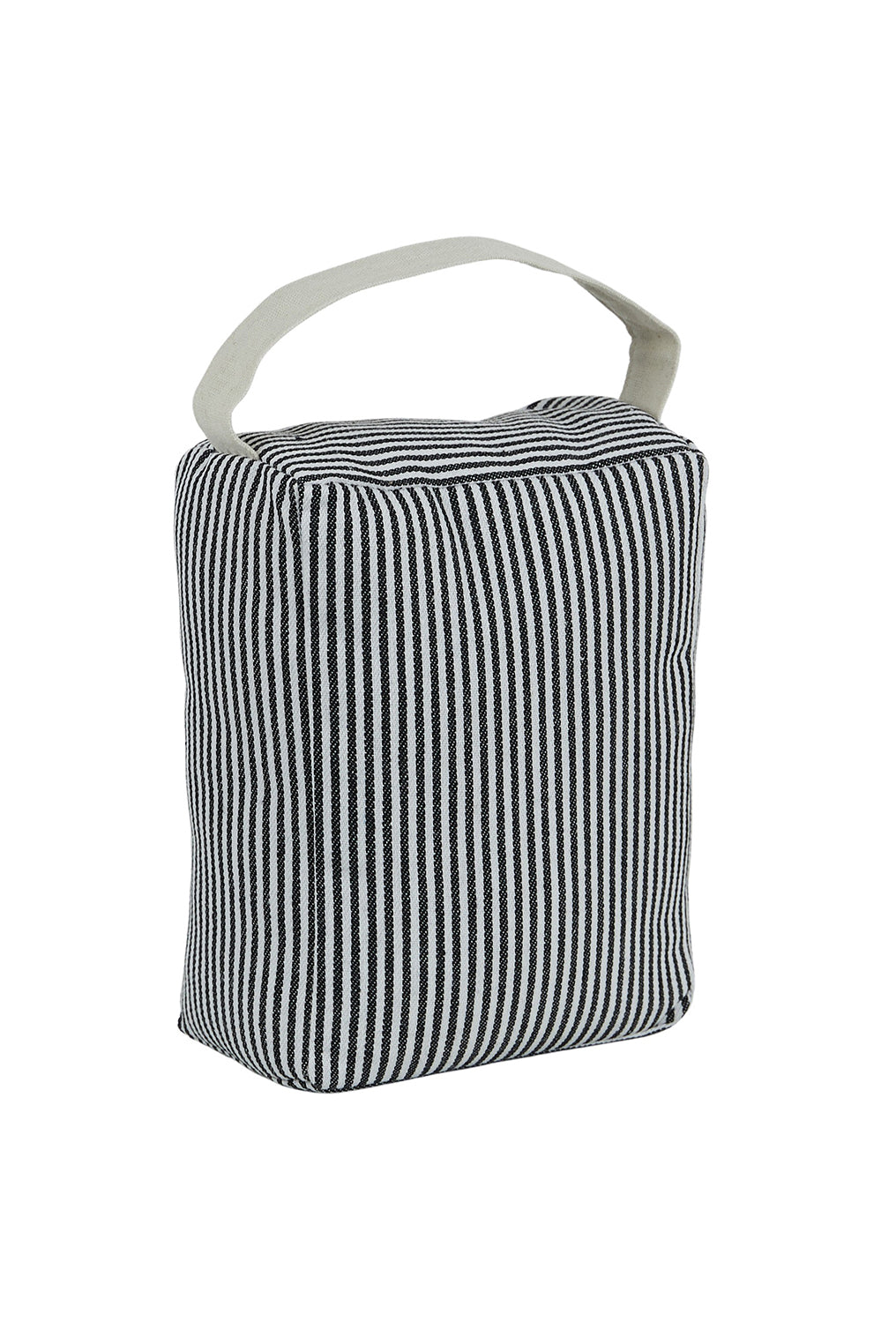 Bistrot Fabric Door Stop Black Stripe - Magpie Style