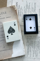 Resin Single Set Card Box Holder - White - Magpie Style