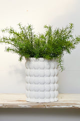 Porcelain Bubble Vase - Cream Medium