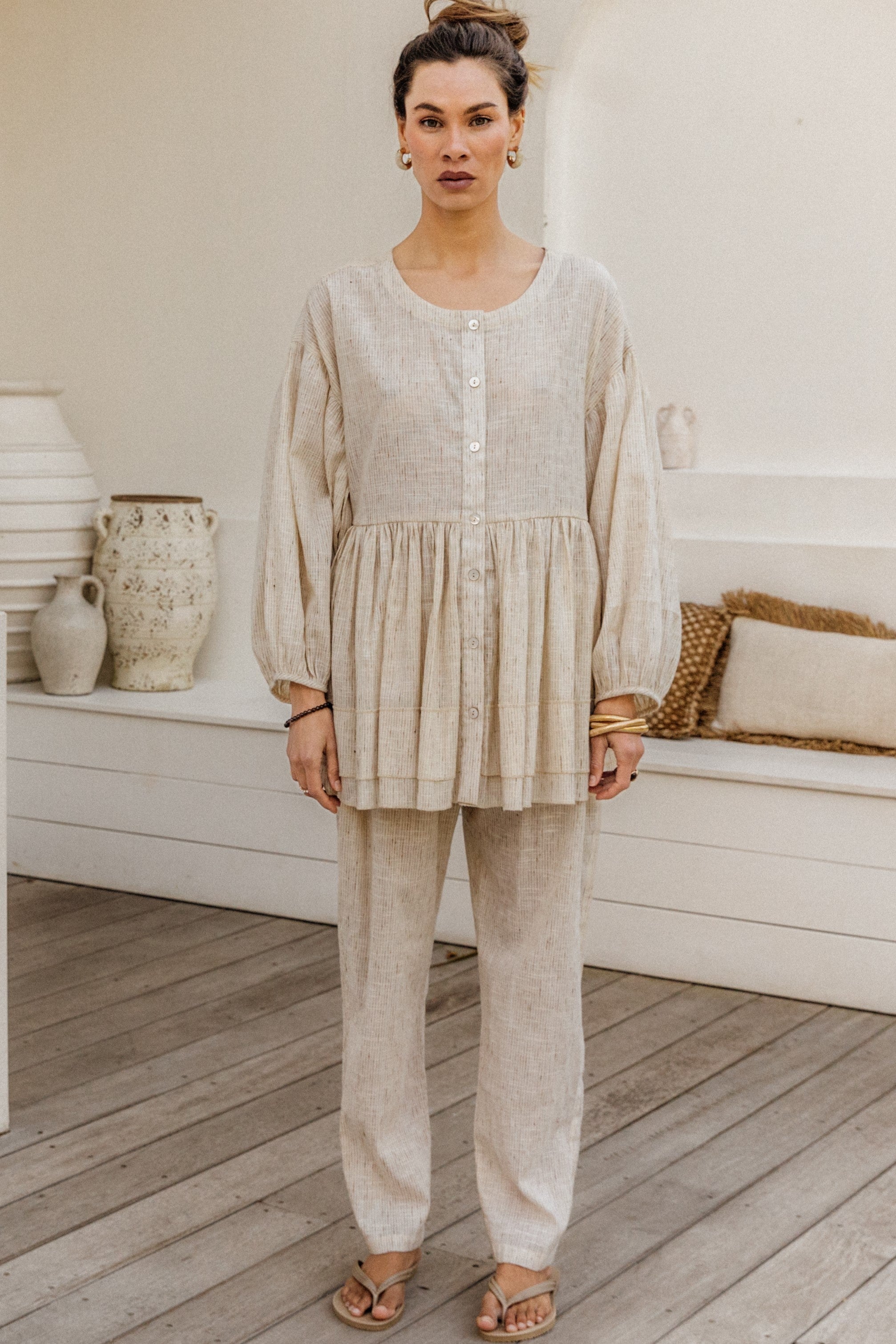 I AM PYLGRYM Island Pants - Magpie Style