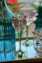 Bud Lilac Stemmed Votive - Magpie Style