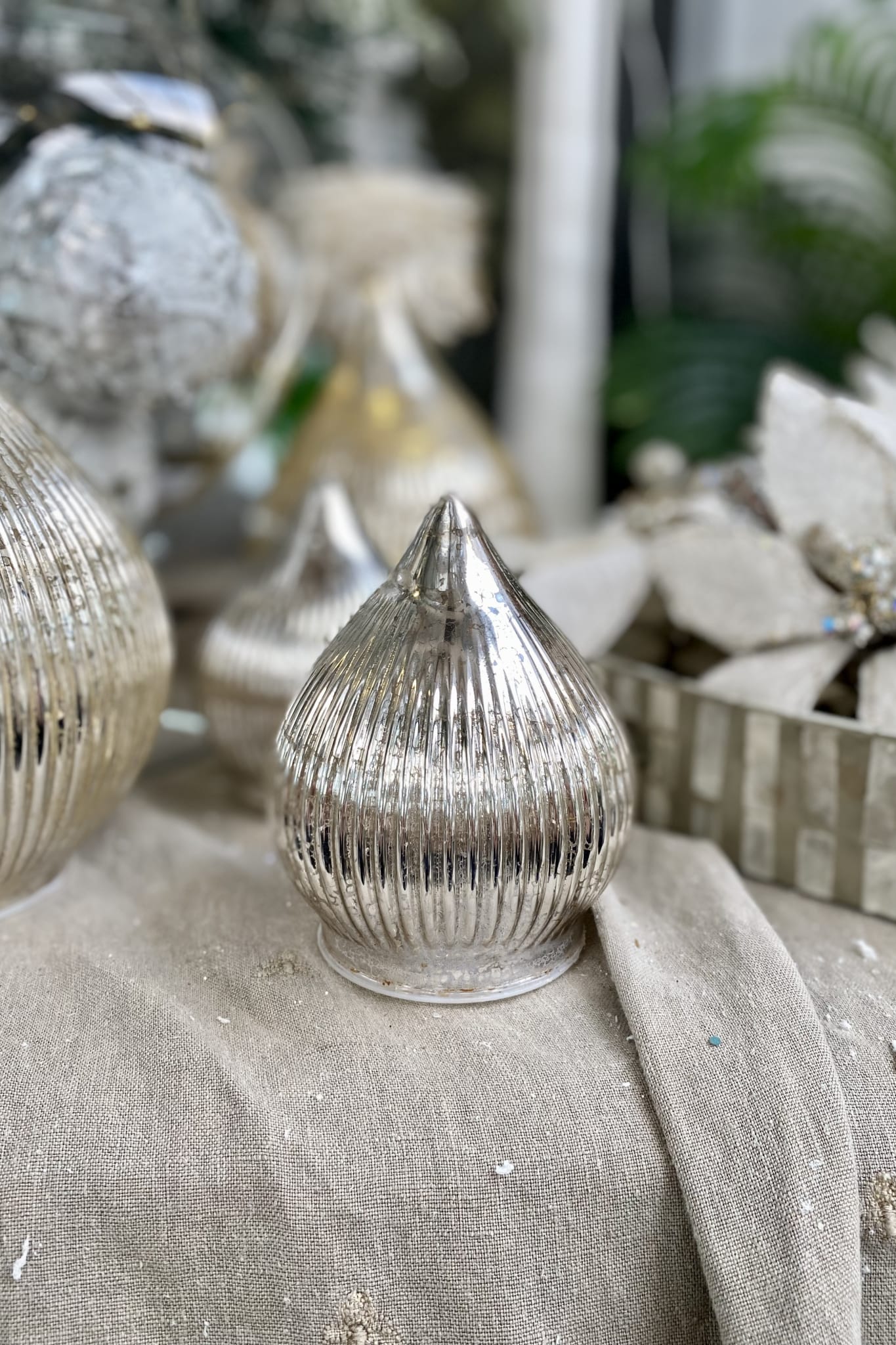 Glass Battery Teardrop Bulb 12cm - Magpie Style