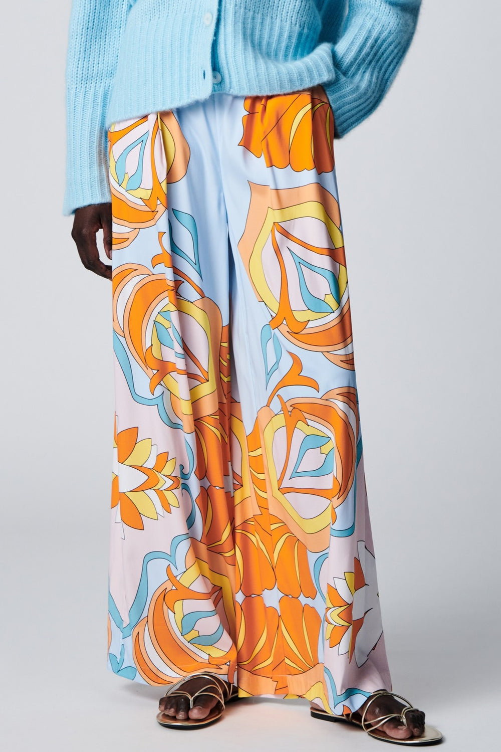 HERZENS Pant - Orange Breeze Multi