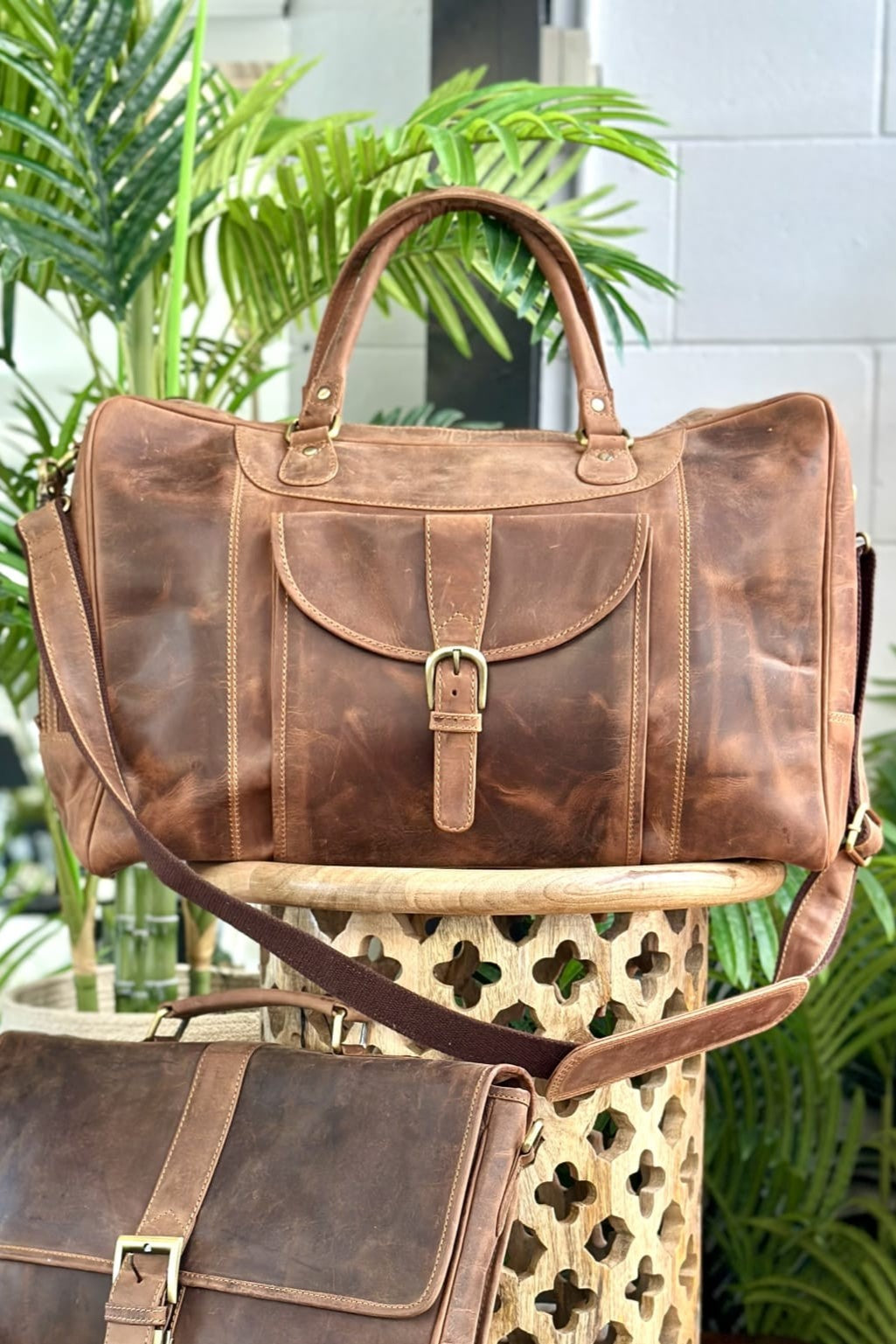 Travel Bag - Light Tan - Magpie Style