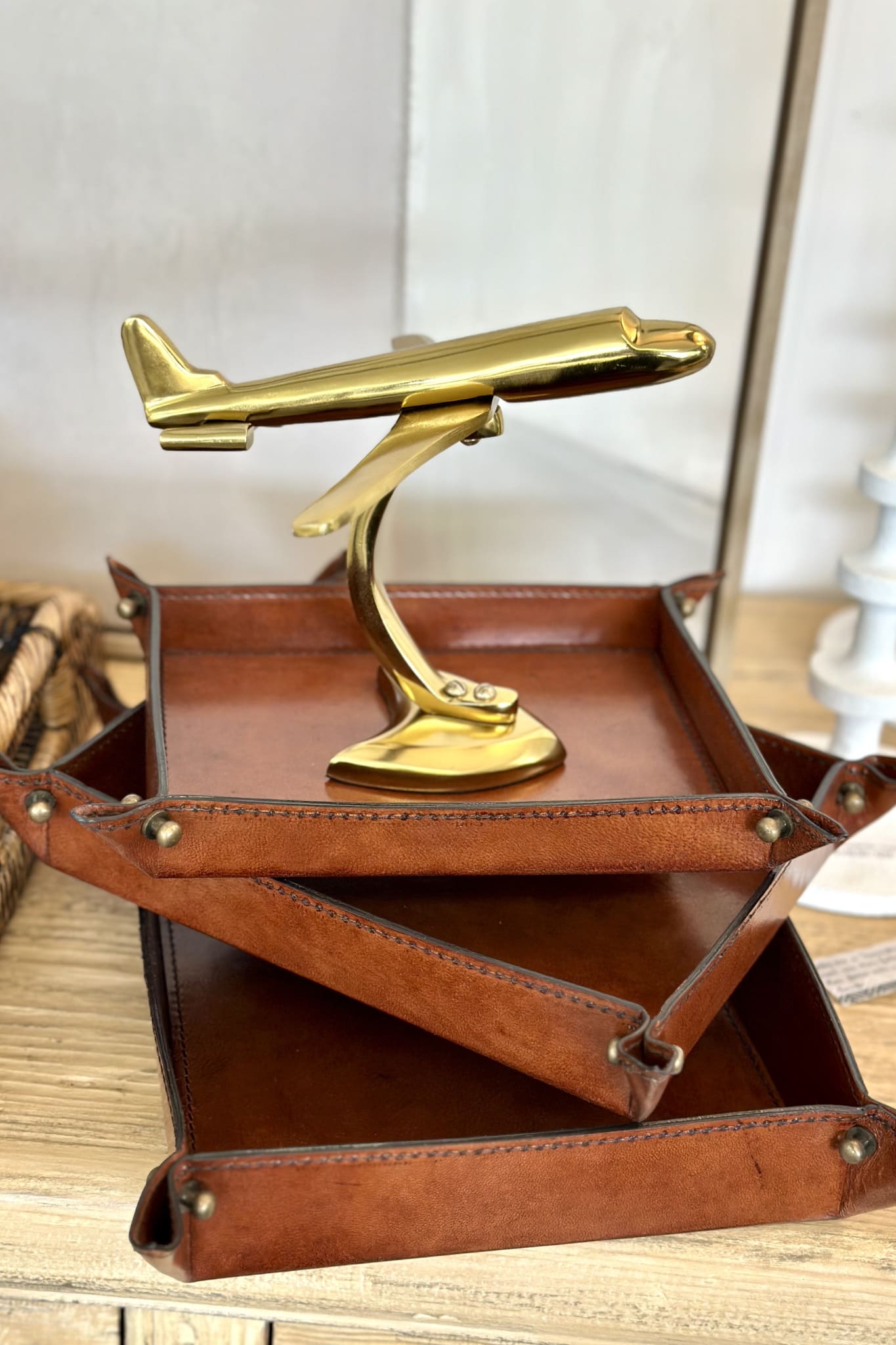 Aluminium Jet Plane - Gold - Magpie Style